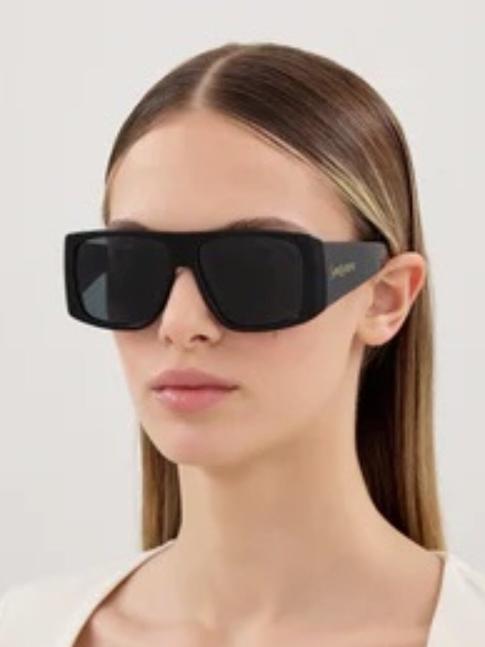 Saint Laurent Women Sunglasses Black Grey Square SL832 001 NEW AUTHENTIC - Picture 13 of 13